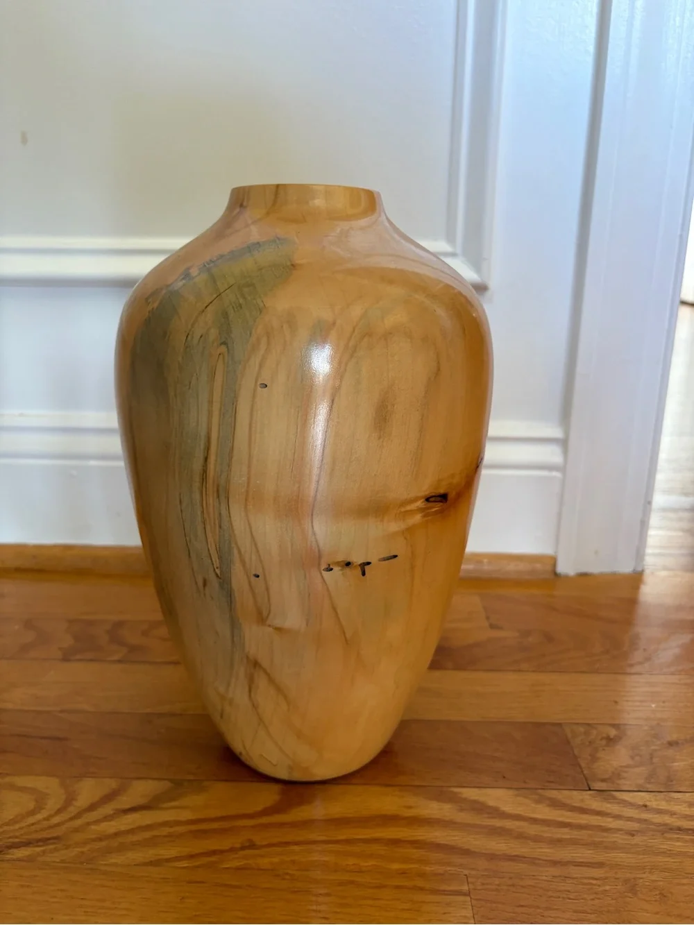 Larry Hasiak Worm Spalted Maple Vase